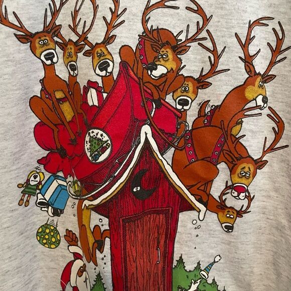 I Said The Schmitt House! Men’s Christmas Shirt XL 1986 Print - Picture 4 of 16